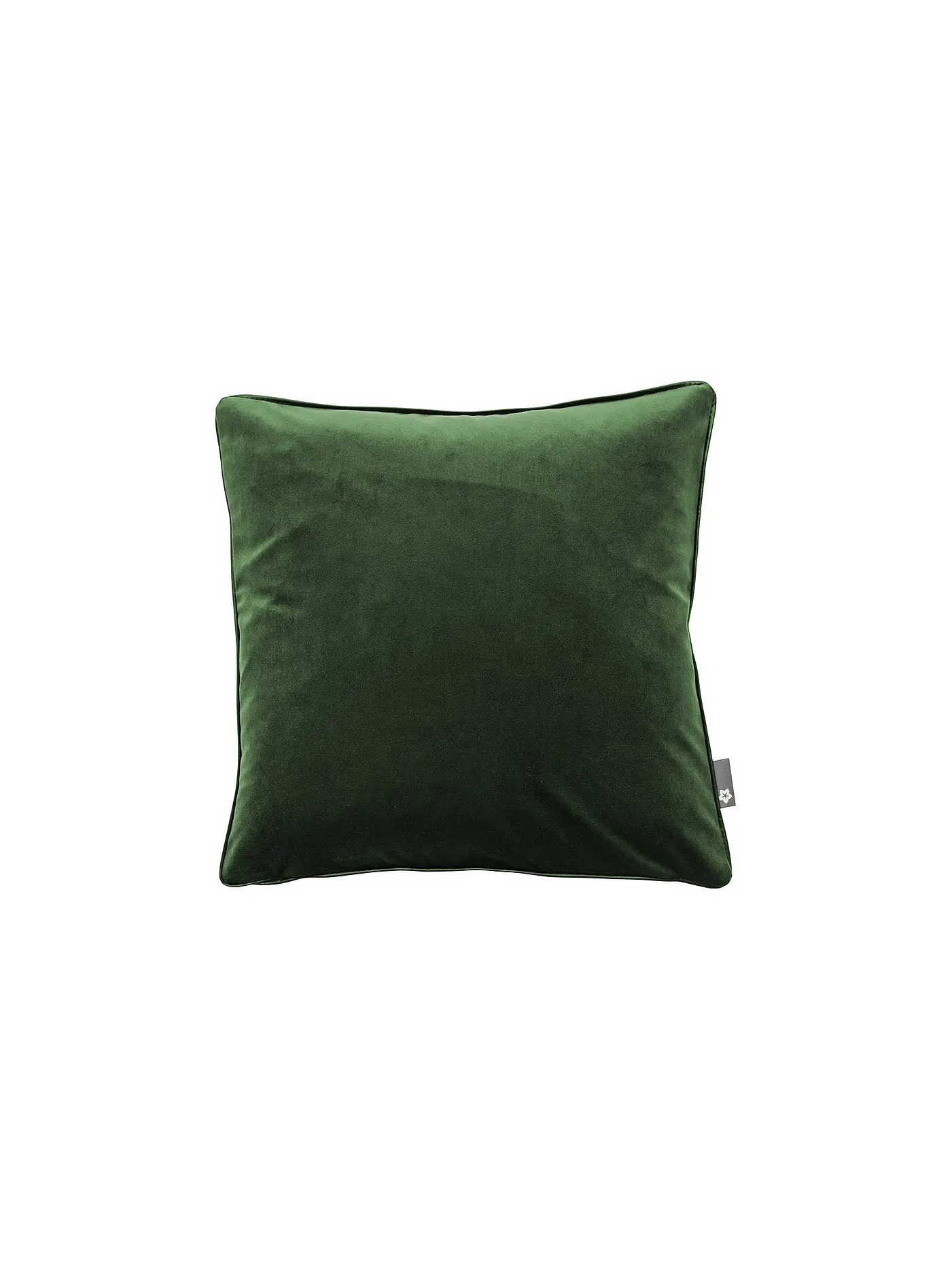 PICHLER | Samt Kissenhülle mit Keder Salon 51x51cm Grasgrün | 